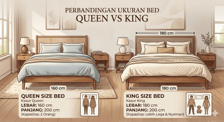 Bed Queen vs King
