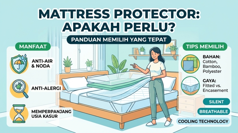 Mattress Protector: Apakah Perlu dan Cara Memilih yang Tepat